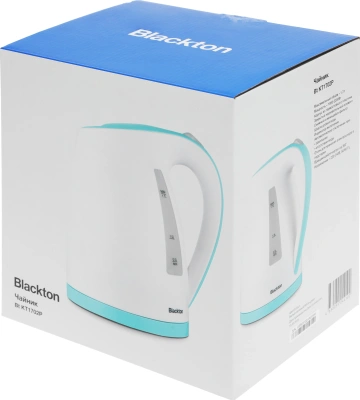 Чайник электрический Blackton Bt KT1702P 1.7л. 2200Вт белый/зеленый корпус: пластик (86185602)