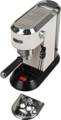 Кофеварка рожковая Delonghi EC685.W 1350Вт белый