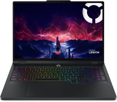 Ноутбук Lenovo Legion Pro 5 16AFR10 Ryzen 9 9955HX 32Gb SSD1Tb NVIDIA GeForce RTX 5070 8Gb 16" OLED WQXGA (2560x1600) без ОС black WiFi BT Cam (83F2000BRK)