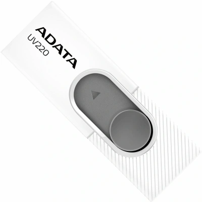 Флеш Диск A-Data 64Gb UV220 AUV220-64G-RWHGY USB2.0 белый/серый