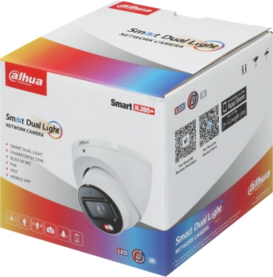 Камера видеонаблюдения IP Dahua DH-IPC-HDW1839TP-A-IL-0280B-S6 2.8-2.8мм цв. корп.:белый