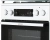 Плита Комбинированная Gorenje GK5C40WF белый (стеклянная крышка) реш.чугун