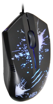 Мышь Оклик 399M STIGMA черный оптическая 1200dpi USB для ноутбука 3but (1175321)