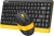 Клавиатура + мышь A4Tech Fstyler FG1110 клав:черный/желтый мышь:черный/желтый USB беспроводная Multimedia (FG1110 BUMBLEBEE) Клавиатура + мышь A4Tech Fstyler FG1110 клав:черный/желтый мышь:черный/желтый USB беспроводная Multimedia (FG1110 BUMBLEBEE)