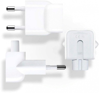 Адаптер-переходник Premier 3-016 (1 розетка) белый (пакет ПЭ)