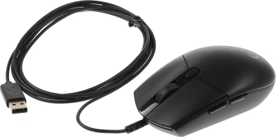 Мышь Logitech G102 LightSync черный оптическая 8000dpi USB 6but (910-005808)