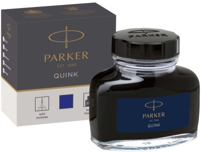 Флакон с чернилами Parker Quink Z13 (1950376) синие чернила 57мл для ручек перьевых