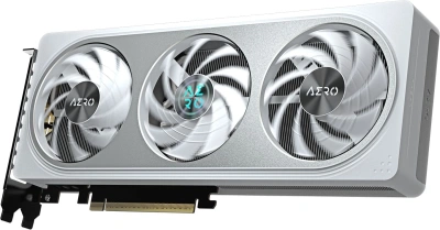 Видеокарта Gigabyte PCI-E 5.0 GV-N506TAERO OC-16GD 1.0 NVIDIA GeForce RTX 5060TI 16Gb 128bit GDDR7 2572/28000 HDMIx1 DPx3 HDCP Ret