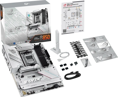 Материнская плата Asus ROG STRIX B850-A GAMING WIFI Socket AM5 AMD B850 4xDDR5 ATX AC`97 8ch(7.1) 2.5Gg RAID+HDMI+DP
