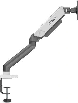 Кронштейн для мониторов ЖК Digma D-MM101 серый 17"-32" макс.9кг крепление к столешнице поворот и наклон