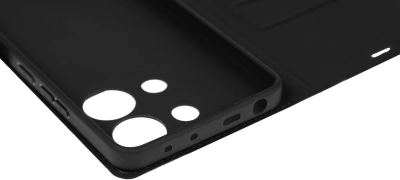 Чехол (флип-кейс) BoraSCO для Xiaomi Redmi Note 13 4G Book Case черный (72993)