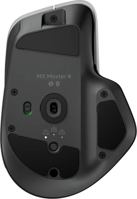 Мышь Logitech MX Master 4 графитовый оптическая 8000dpi беспров. BT/Radio USB для ноутбука 8but (910-007565)