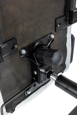 Кресло игровое Zombie Drift/F серо-голубой/черный крестов. пластик подст.для ног