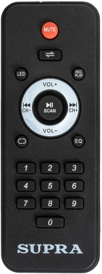 Минисистема Supra SMB-2050 черный 180Вт FM USB BT SD