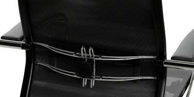 Кресло Метта ErgoLife Set 4 черный сиденье черный сетка с подголов. крестов. сталь хром