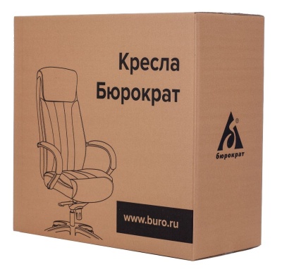 Кресло руководителя Бюрократ T-9923WALNUT светло-коричневый Leather Eichel кожа крестов. металл/дерево