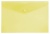 Конверт на кнопке Бюрократ -PK804A5YEL A5 пластик 0.18мм желтый