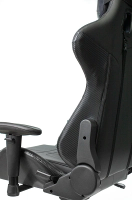 Кресло игровое Zombie VIKING 5 AERO Edition черный экокожа с подголов. крестов. пластик