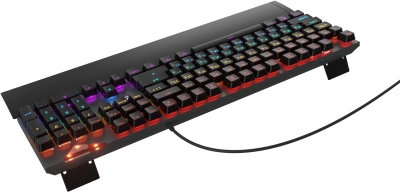 Клавиатура Оклик 935G RAGNAR механическая черный USB Multimedia for gamer LED (подставка для запястий) (1460068) кабель 1.2м