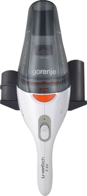 Пылесос ручной Gorenje MVC72FW 55Вт белый/серый