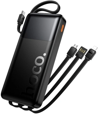 Мобильный аккумулятор Hoco J156 Founder 10000mAh QC3.0/PD3.0 22.5W 3A черный (62277)