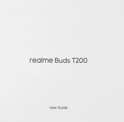 Гарнитура внутриканальные Realme Buds T200 белый беспроводные bluetooth в ушной раковине (6941764462076)