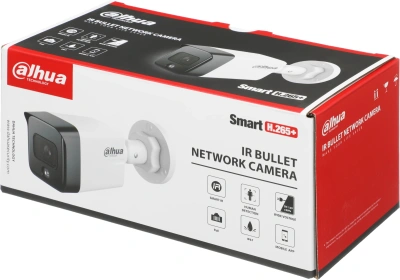 Камера видеонаблюдения IP Dahua DH-IPC-HFW1230TC1P-A-0280B-S6 2.8-2.8мм цв. корп.:белый