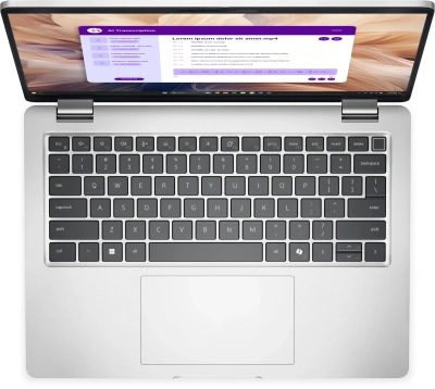 Ноутбук Dell Pro 14 Plus PB14250 Core Ultra 7 265U 16Gb SSD1Tb Intel Graphics 14" IPS FHD+ (1920x1200) Linux silver WiFi BT Cam (PRO14PL-5655)