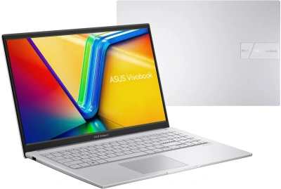 Ноутбук Asus Vivobook 15 X1504VA-BQ4060 Core 3 100U 16Gb SSD512Gb Intel Graphics 15.6" IPS FHD (1920x1080) без ОС silver WiFi BT Cam (90NB13Y2-M03600)