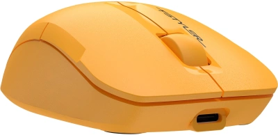 Мышь A4Tech Fstyler FG15C Air2 желтый оптическая 1200dpi беспров. USB для ноутбука 3but