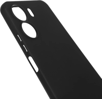 Чехол (клип-кейс) BoraSCO для Xiaomi Redmi 13C Silicone Case черный (72839)