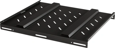 Полка стационарная Lanmaster TWT-CBB-S4-6/100 1U нагр.:100кг. 19" 350мм черный (упак.:1шт)