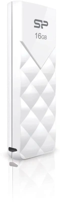 Флеш Диск Silicon Power 16Gb Ultima U03 SP016GBUF2U03V1W USB2.0 белый