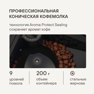 Кофемашина Rondell RDE-1115 1400Вт черный