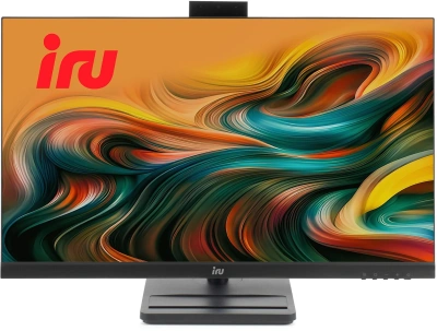 Моноблок IRU Strato 717 27" QHD i7 1255U (1.7) 16Gb SSD1Tb UHDG Windows 11 Pro GbitEth WiFi BT 120W Cam черный 2560x1440