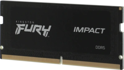 Память DDR5 16GB 6400MHz Kingston KF564S38IB-16 Fury Impact RTL PC5-51200 CL38 SO-DIMM ECC 262-pin 1.35В single rank Ret