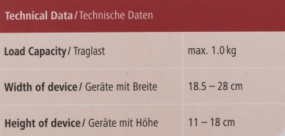 Автомобильный держатель Hama для планшетных компьютеров серебристый (00182544)