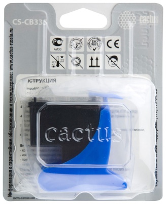 Картридж струйный Cactus CS-CB335 №140 черный (17мл) для HP DJ D4263/D4363 с чипом