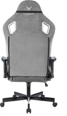 Кресло игровое Knight Outrider LTD серый Light-19 с подголов. крестов. металл