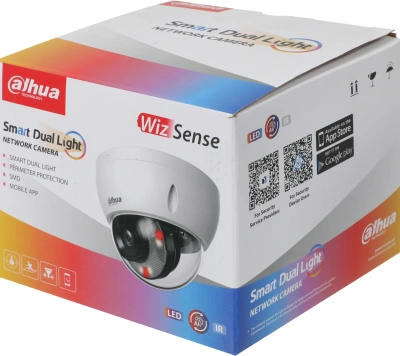 Камера видеонаблюдения IP Dahua DH-IPC-HDBW2449EP-S-IL-0280B 2.8-2.8мм цв. корп.:белый