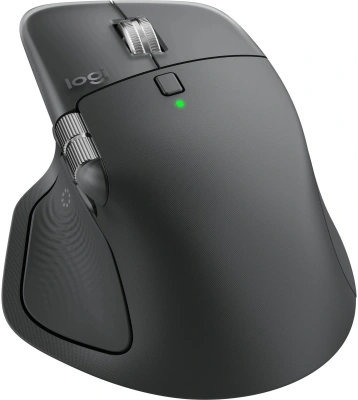 Мышь Logitech MX Master 4 графитовый оптическая 8000dpi беспров. BT/Radio USB для ноутбука 8but (910-007565)