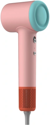 Фен Deerma DEM-CF51W 1400Вт розовый/бирюзовый