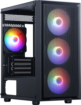 Корпус Accord ACC-M203 черный без БП mATX 2xUSB2.0 1xUSB3.0 audio bott PSU