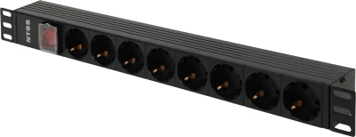 Блок распределения питания NTSS NTSS-PDU-DA1015 гор.размещ. 8xSchuko базовые 10A C14