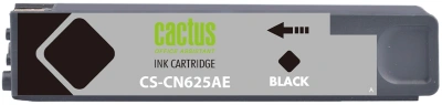 Картридж струйный Cactus CS-CN625AE №970XL черный пигментный (256мл) для HP DJ Pro X476dw/X576dw/X451dw с чипом
