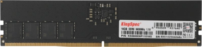 Память DDR5 16GB 5600MHz Kingspec KS5600D5P11016G RTL PC5-44800 CL40 DIMM UDIMM 288-pin 1.35В single rank Ret