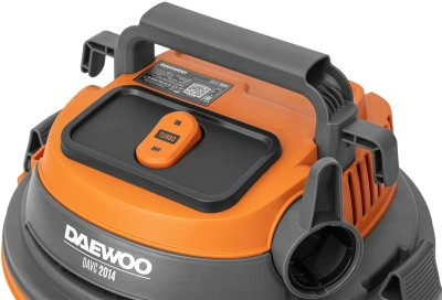 Строительный пылесос Daewoo DAVC 2014 1400Вт (уборка: сухая/влажная/выдув/сбор воды) оранжевый