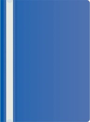 Папка-скоросшиватель Silwerhof SE-PSE20/BLU A4 прозрач.верх.лист пластик синий 0.11/0.13
