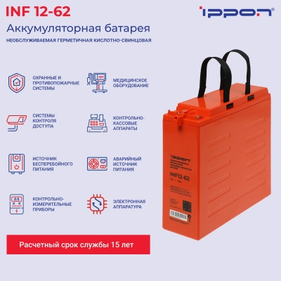 Батарея для ИБП Ippon INF12-062 12В 62Ач