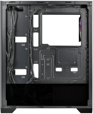 Корпус Azza AEROHEX черный без БП ATX 6x120mm 2x140mm 1xUSB2.0 1xUSB3.0 audio bott PSU